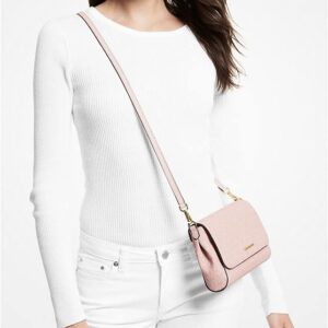 Michael Kors Medium Logo Convertible Crossbody Bag (DK Powder Blush)