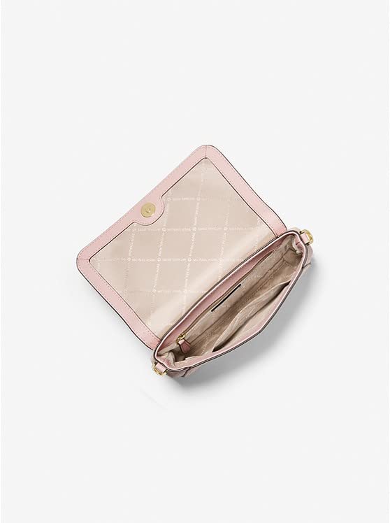 Michael Kors Medium Logo Convertible Crossbody Bag (DK Powder Blush)