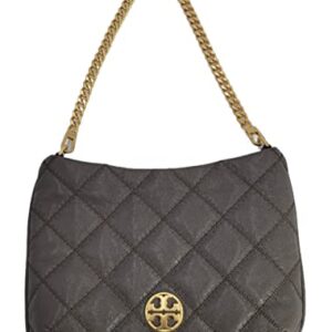 Tory Burch 136484 Willa Volcanic Brown Stone With Gold Hardware Women's Shoulder Bag