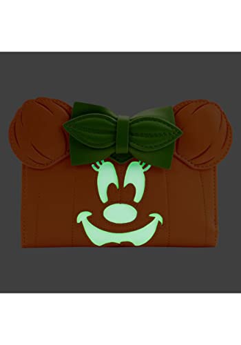 Minnie Mouse Glow in the Dark Pumpkin Flap Wallet