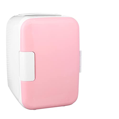 YAARN Small Fridge for Bedroom Cold Car Fridge Cooler Freezer Portable Pink Portable Mini Home Refrigerator