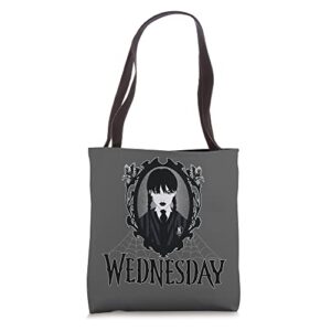 wednesday series wednesday web frame tote bag