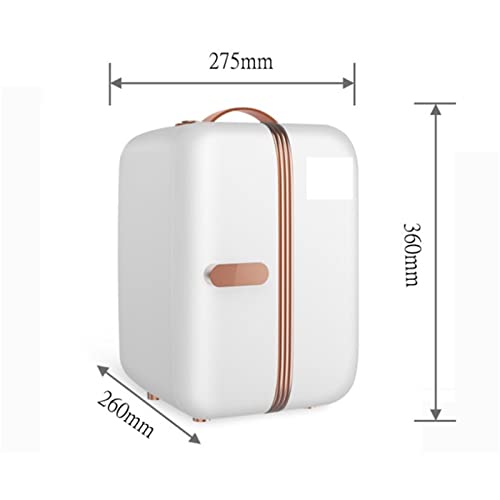 YAARN Small Fridge for Bedroom Refrigerator Refrigerator Beauty Makeup Refrigerator Cosmetics Intelligent Refrigeration Low Noise and Energy Saving