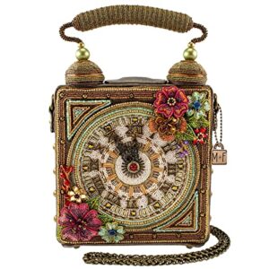 mary frances time of your life top handle clock handbag, multi