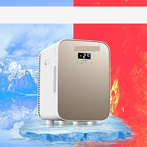 YAARN Small Fridge for Bedroom Mini Fridge 13.5L Can Portable Personal Small Refrigerator Compact Cooler and Warmer for Food Bedroom Dorm Office Car