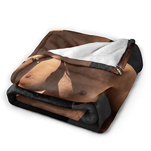 MEROHORO Austin Butler Throw Blanket 50" x 40" (3 Sizes), Lightweight, Ultra-Soft & Comfy Flannel Blanket, Microfiber Fleece Blanket, Anti-Pilling Plush Blanket for Couch, Bed, Sofa