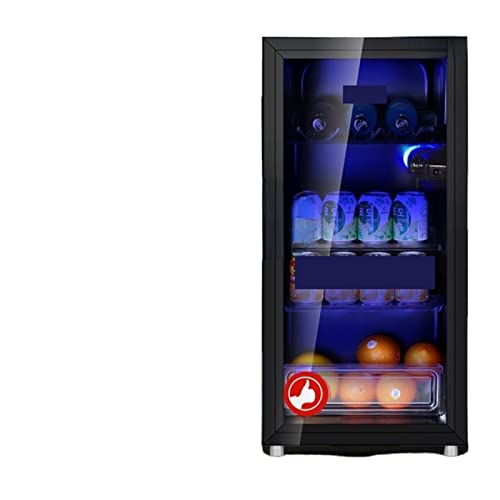 YAARN Small Fridge for Bedroom Refrigerator Black Refrigerators for Home Mini Fridge 220v Small Household Fresh-Keeping Cabinet Drinks Freezer Electric