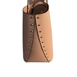 Michael Kors Manhattan Large Leather Tote Studded Bag (Powder Blush)