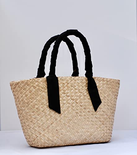 Urban Jungle Décor, Handmade Sustainable Straw Tote Bag, French/Moroccan Market Bag, Beach Bag for Women, Beach Accessories