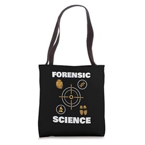 forensic science crime scene evidence dna criminology gift tote bag