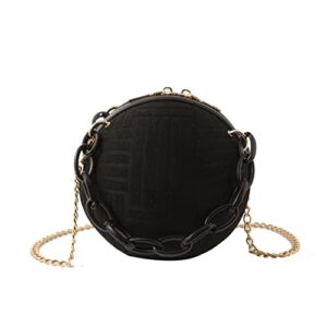 owgsee basketball purse, cute basketball purses for women girls small basketball tote bag crossbody handbag (black)