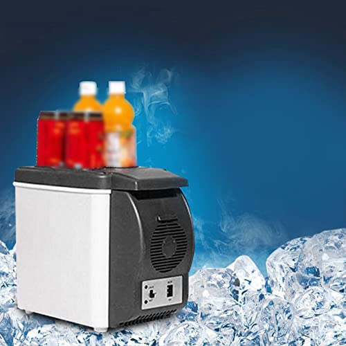 YAARN Small Fridge for Bedroom Mini Car Refrigerator Dual Use Beverage Cooler Warmer ABS Portable Outdoor Travel Freezer Universal Refrigerator