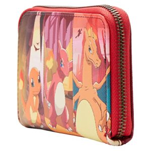 Loungefly Pokemon Charmander Evolutions Zip Around Wallet