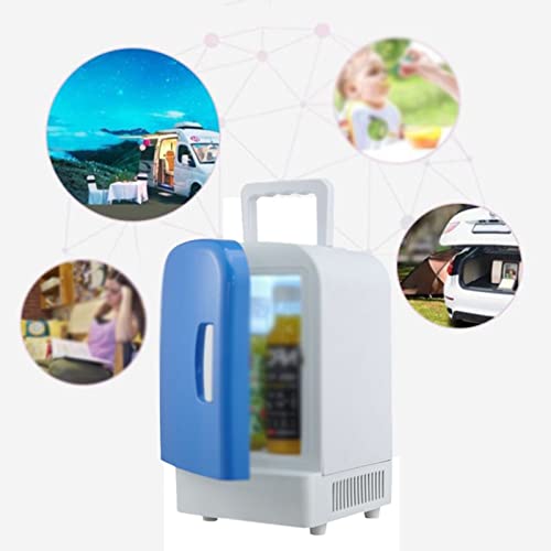 YAARN Small Fridge for Bedroom Portable Car Fridge Cooling Refrigerators Freezer Cooler Travel Warmer for Auto Car Home Office Outdoor Picnic Travel