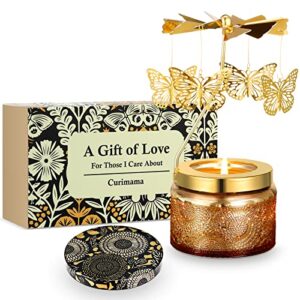 butterfly gifts for women,unique birthday gift for mom sister best friend girlfriend ,rotatable scented candles for anniversary easter mother day,gifts for women who have everything