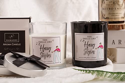 Harry S Candle - Smells Like Harry S Candle, Harry S Merch for Fan,Funny Styles Gifts, Harry's House Scented Candle for Girls, Aesthetic Candle Room Decor-7oz