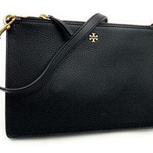 Tory Burch Double Zip Slim Crossbody (Black)