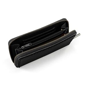 The Sak Essential Zipper Wallet in Leather, Black