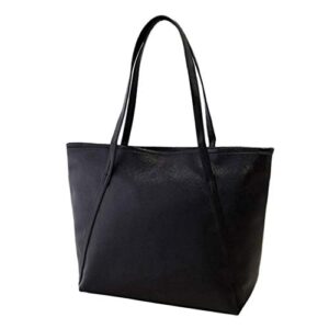 sublimation tote bags blanks handbag women bags high messenger satchel shoulder solid capacity (black, one size)