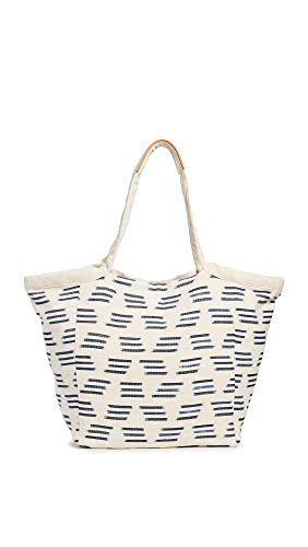 Mercado Global Women's Rosa Tote, Sea Breeze, Off White, Print, One Size