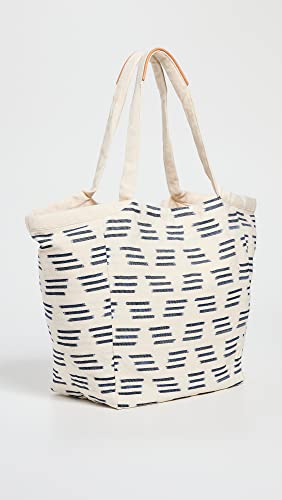 Mercado Global Women's Rosa Tote, Sea Breeze, Off White, Print, One Size