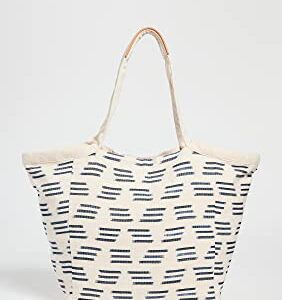 Mercado Global Women's Rosa Tote, Sea Breeze, Off White, Print, One Size