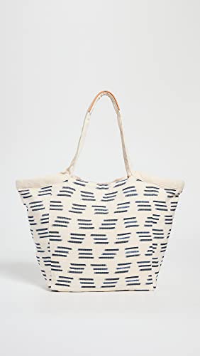 Mercado Global Women's Rosa Tote, Sea Breeze, Off White, Print, One Size