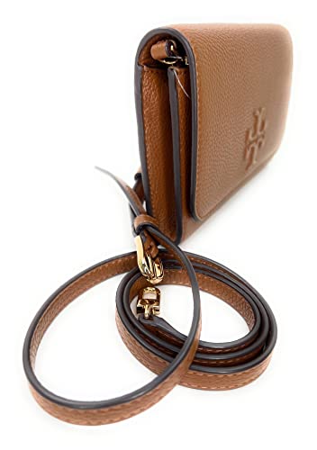 Tory Burch Women's Thea Flat Wallet Crossbody (Moose)