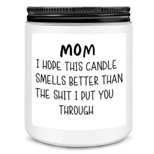 mothers day mom gifts from daughter son,gifts for mom,mom gift,birthday christmas gifts for mom her bonus mom mother,best candles gifts for women