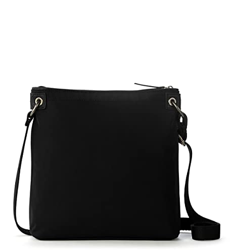 The Sak Esperato Flat Crossbody in Recycled Nylon, Black