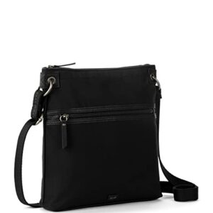 The Sak Esperato Flat Crossbody in Recycled Nylon, Black