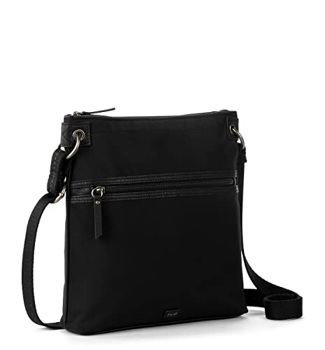 The Sak Esperato Flat Crossbody in Recycled Nylon, Black