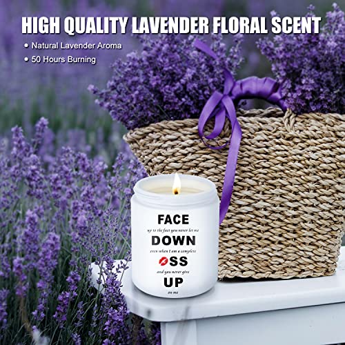 Lavender Candle,Funny Birthday Gifts for Best Friends Women,Romantic Gifts for Her Women, Anniversary Birthday Valentines Mothers Day Christmas Gifts for Her,Him,Girlfriend, Wife,Boyfriend,Couple,Mum