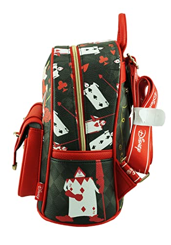 Wondapop Disney Queen of Hearts 11" Vegan Leather Fashion Mini Backpack