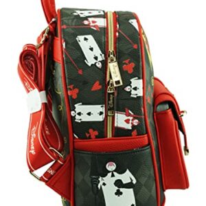 Wondapop Disney Queen of Hearts 11" Vegan Leather Fashion Mini Backpack