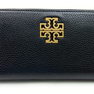 Tory Burch Women's Leather Britten Zip Continental Wallet (Black)