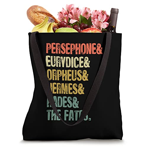 Persephone & Eurydice & Orpheus & Hermes & Hades & The Fates Tote Bag