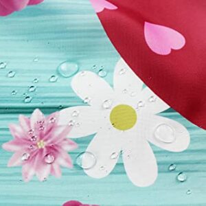 Cuteiush Easter Egg Rectangle Tablecloth Waterproof Fabric Happy Easter Table Cover 60x84inch Easter Spring Party Holiday Table Cloth Protector 60x84inch for Home Kitchen Dinning Decoration