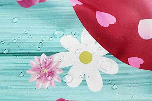 Cuteiush Easter Egg Rectangle Tablecloth Waterproof Fabric Happy Easter Table Cover 60x84inch Easter Spring Party Holiday Table Cloth Protector 60x84inch for Home Kitchen Dinning Decoration