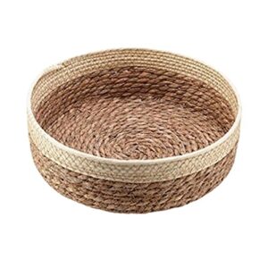 ＫＬＫＣＭＳ multipurpose small storage baskets decorative organizer sundries storage bins for, beige and brown m