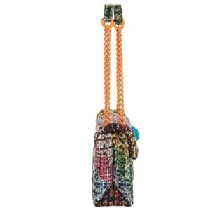 Kurt Geiger Women’s Kensington Large Multicolor Tweed Shoulder Bag