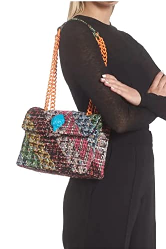 Kurt Geiger Women’s Kensington Large Multicolor Tweed Shoulder Bag