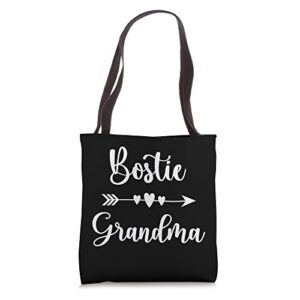 bostie grandma funny boston terrier dog owner gift grandma tote bag