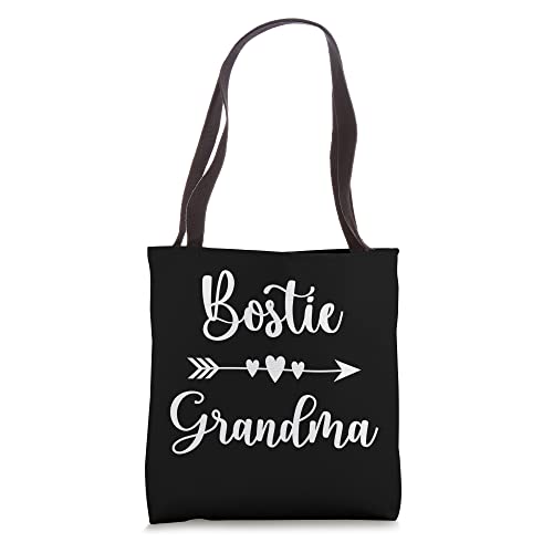 Bostie Grandma Funny Boston Terrier Dog Owner Gift Grandma Tote Bag