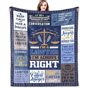lawyer gifts for women lawyer gifts for men mothers day blanket law school graduation gifts law school essentials law school gifts lawyer gift ideas best lawyer ever throw blanket 60 x 50 inch