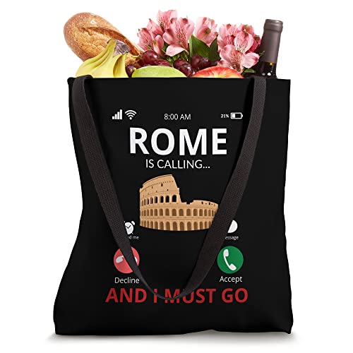 Rome Is Calling - Italy Souvenir Tote Bag