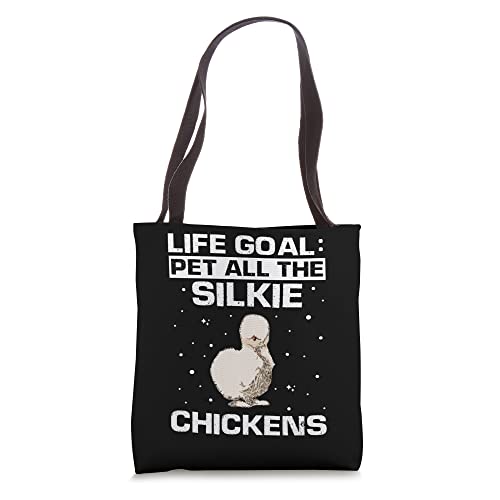 Silkie Chicken Owner Silkie Mom Pet Silkie Chicken Lover Tote Bag