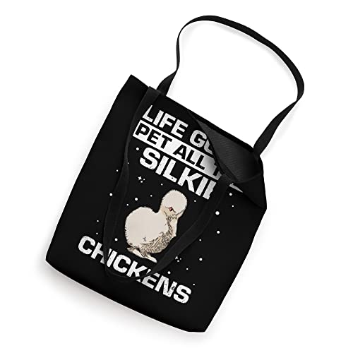 Silkie Chicken Owner Silkie Mom Pet Silkie Chicken Lover Tote Bag