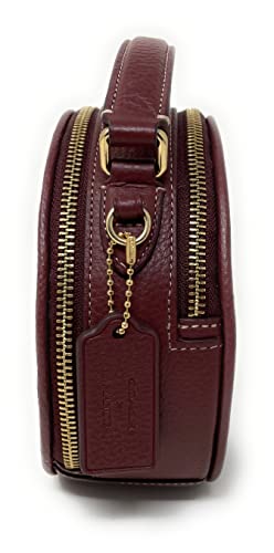 COACH Womens Canteen Crossbody Handbag In Leather (IM/Wine Multi With Snoopy Lights Motif)