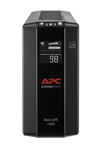 APC 1000VA Smart UPS with SmartConnect, SMT1000RM2UC Rack Mount UPS Battery Backup & UPS 1000VA UPS Battery Backup and Surge Protector, BX1000M Backup Battery Power Supply, AVR